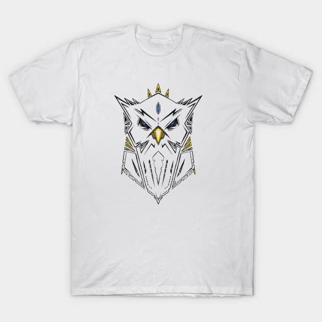 Electric Owl T-Shirt by Ali Alhayki